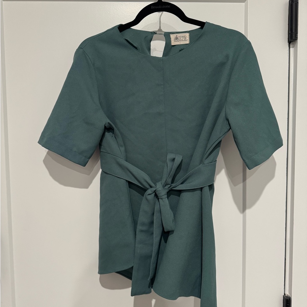 Elegant Sage Green Top